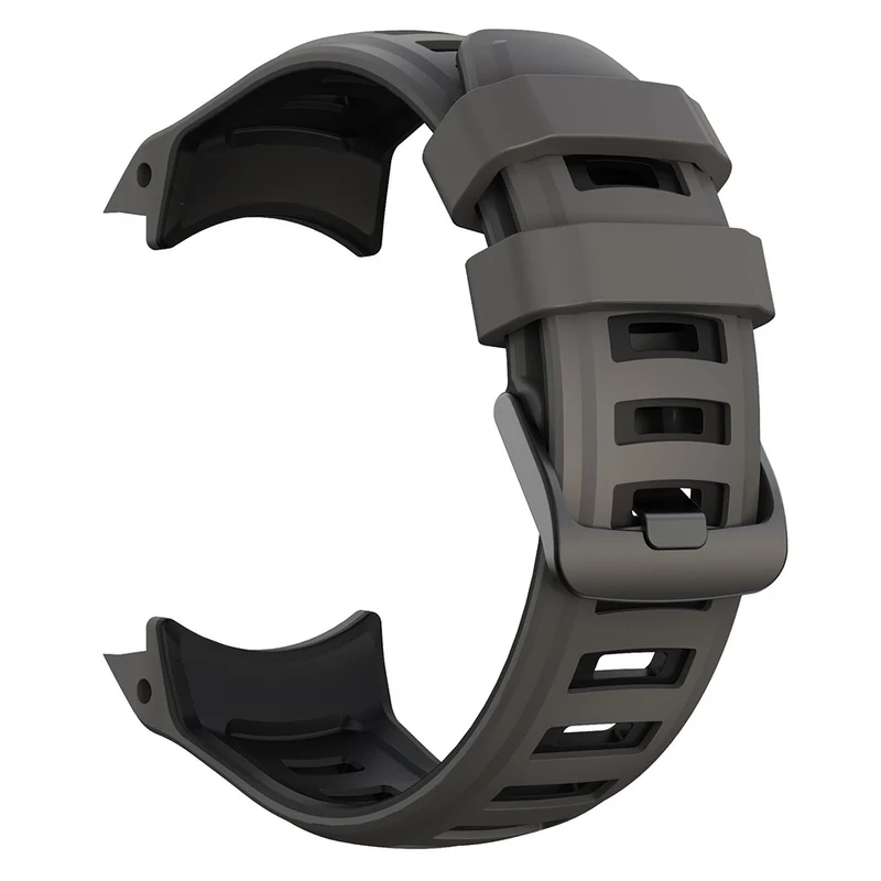 Garmin Instinct 2X Silicone Watch Strap Replacement Wrist Band - Orange+Black