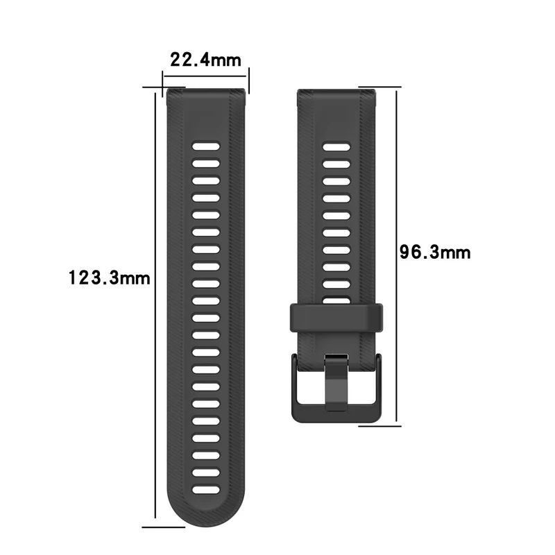 Garmin Forerunner 955 Silicone Watch Band Soft Sport Strap
