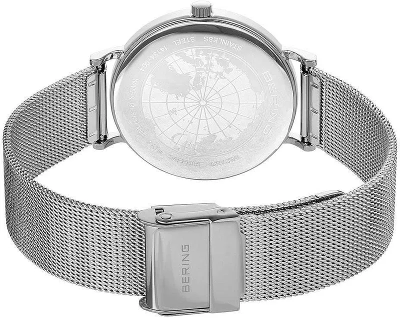 Bering Classic 14134-004 Damenuhr • Saphirglas • Milanaise-Armband