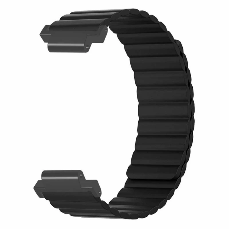 Garmin Forerunner 220 / 230 / 235 / 735XT / 620 / 63 Flexible Strap Magnetic Smartwatch Bands - Grey+Yellow