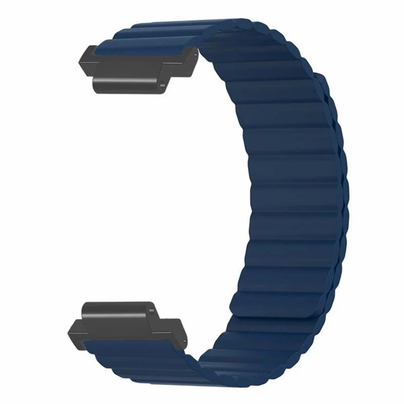 Garmin Forerunner 220 / 230 / 235 / 735XT / 620 / 63 Flexible Strap Magnetic Smartwatch Bands - Grey+Yellow