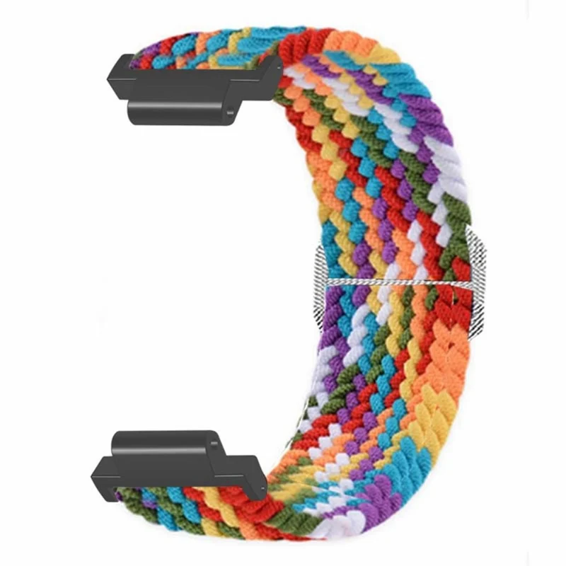 Garmin Forerunner 220 / 230 / 235 / 735XT / 620 / 630 Watch Strap Stretchy Braided Nylon Band