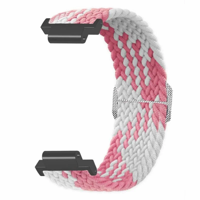 Garmin Forerunner 220 / 230 / 235 / 735XT / 620 / 630 Watch Strap Stretchy Braided Nylon Band