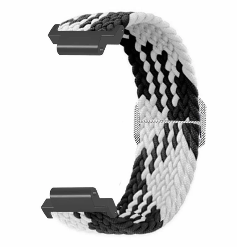 Garmin Forerunner 220 / 230 / 235 / 735XT / 620 / 630 Watch Strap Stretchy Braided Nylon Band
