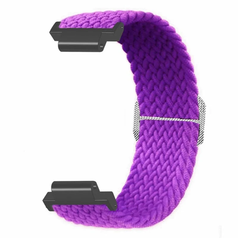 Garmin Forerunner 220 / 230 / 235 / 735XT / 620 / 630 Watch Strap Stretchy Braided Nylon Band