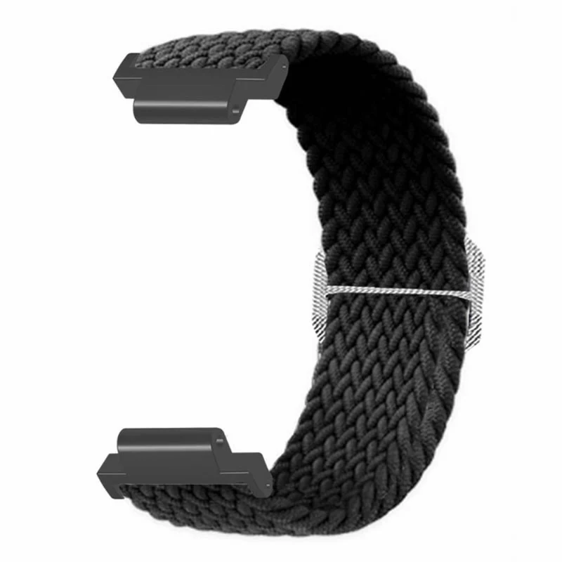 Garmin Forerunner 220 / 230 / 235 / 735XT / 620 / 630 Watch Strap Stretchy Braided Nylon Band