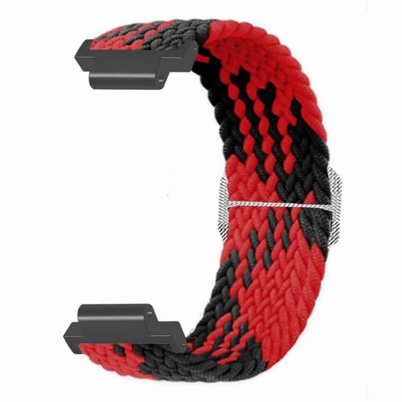 Garmin Forerunner 220 / 230 / 235 / 735XT / 620 / 630 Watch Strap Stretchy Braided Nylon Band