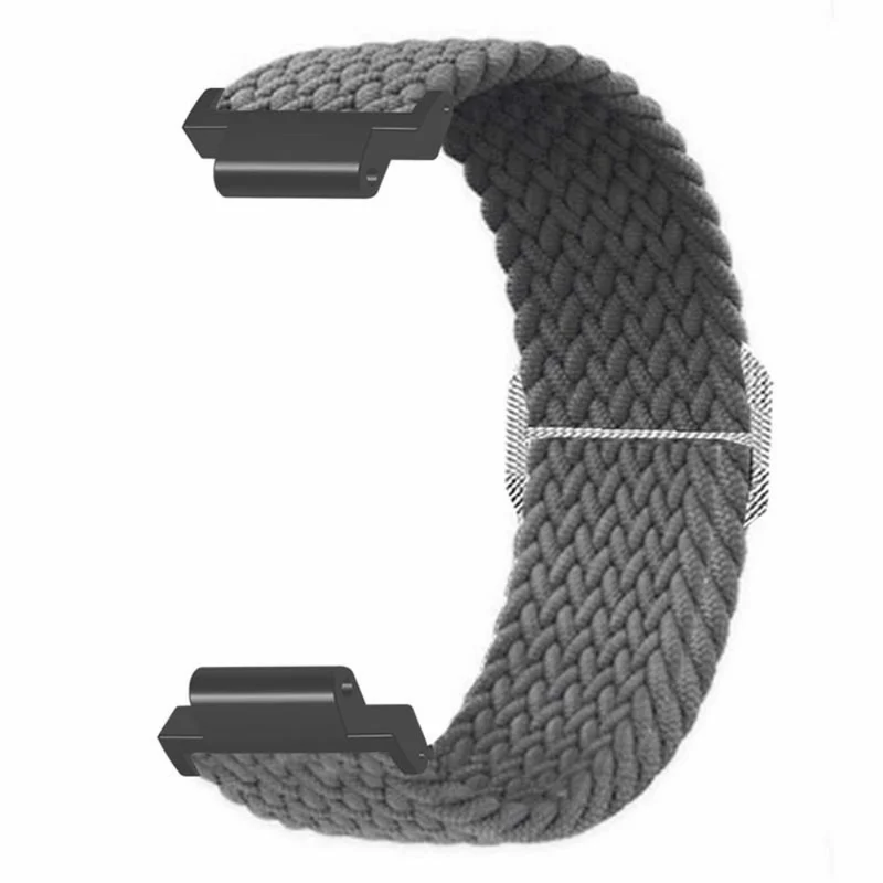 Garmin Forerunner 220 / 230 / 235 / 735XT / 620 / 630 Watch Strap Stretchy Braided Nylon Band