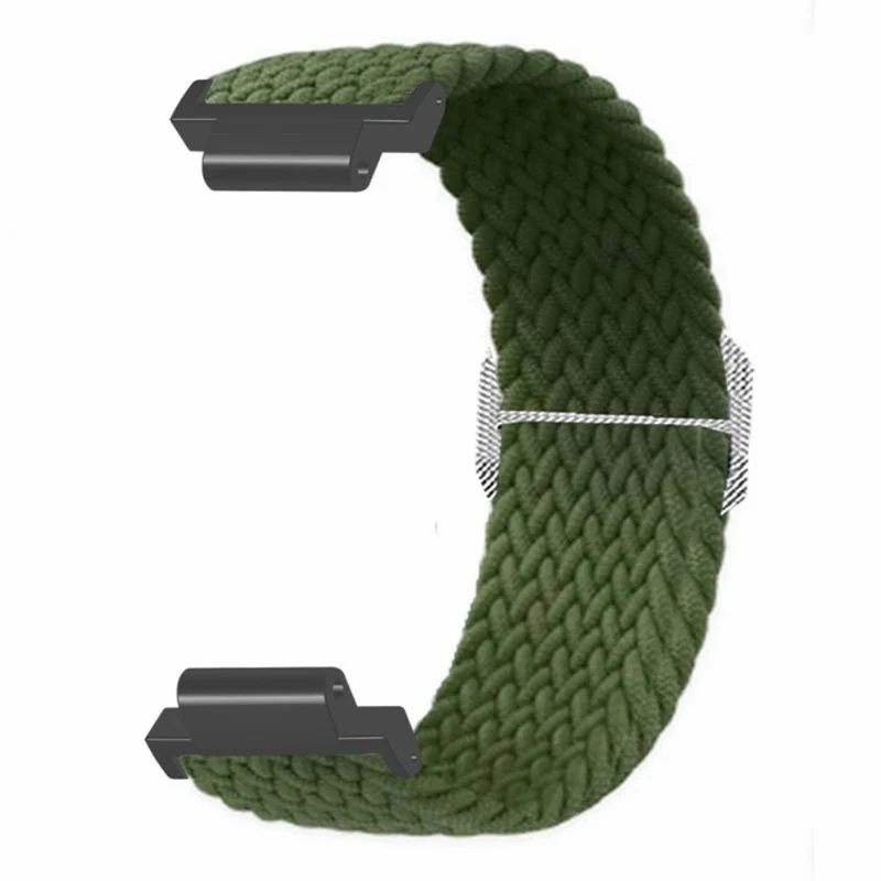 Garmin Forerunner 220 / 230 / 235 / 735XT / 620 / 630 Watch Strap Stretchy Braided Nylon Band
