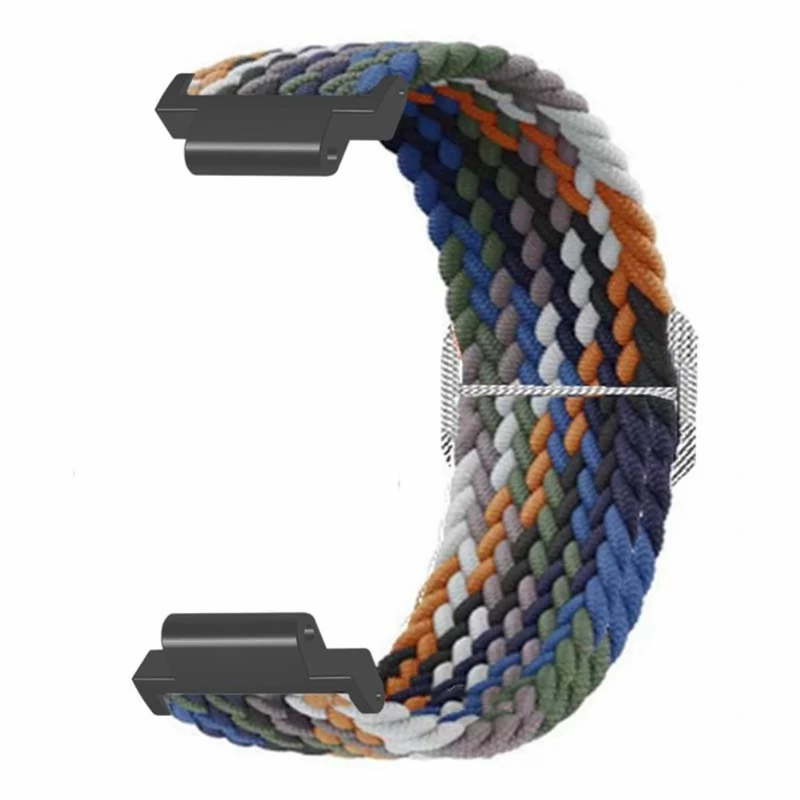 Garmin Forerunner 220 / 230 / 235 / 735XT / 620 / 630 Watch Strap Stretchy Braided Nylon Band