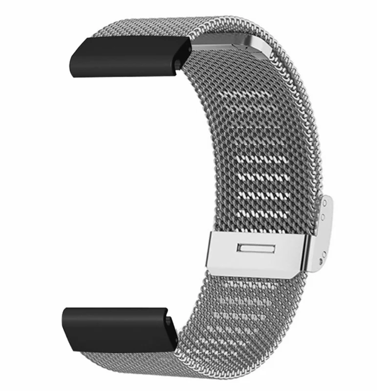 Garmin 26mm Quickfit Universal Watch Band Milanese Mesh Strap Bracelet with Bump Resistant Connector