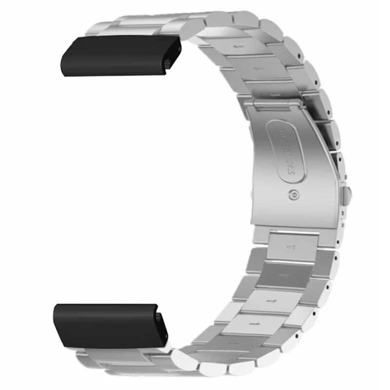 Garmin 26mm Quickfit Universal Stainless Steel Watch Band Strap with Bump Resistant Connector
