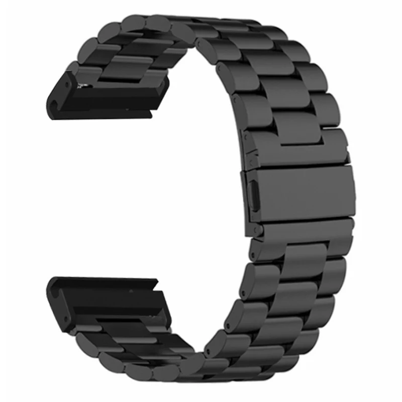 Garmin 26mm Quickfit Universal Stainless Steel Watch Band Strap with Bump Resistant Connector