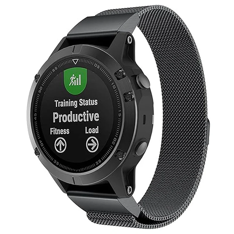 KALEBOL Series Garmin Fenix 7S / 6S / 7S Pro / 6S Pro Milanese Watch Band QuickFit 20mm Wrist Strap