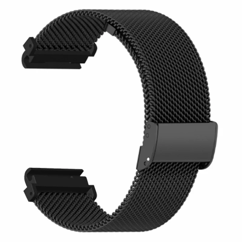 Garmin Fenix 7S / 6S / 5S Milanese Mesh Watch Band Wrist Strap with 20mm Bump Resistant Connector
