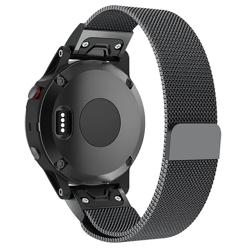 KALEBOL Series Garmin Fenix 7 / 7 Pro / 6 / 6 Pro / 5 Plus Watch Strap QuickFit 22mm Milanese Watchband