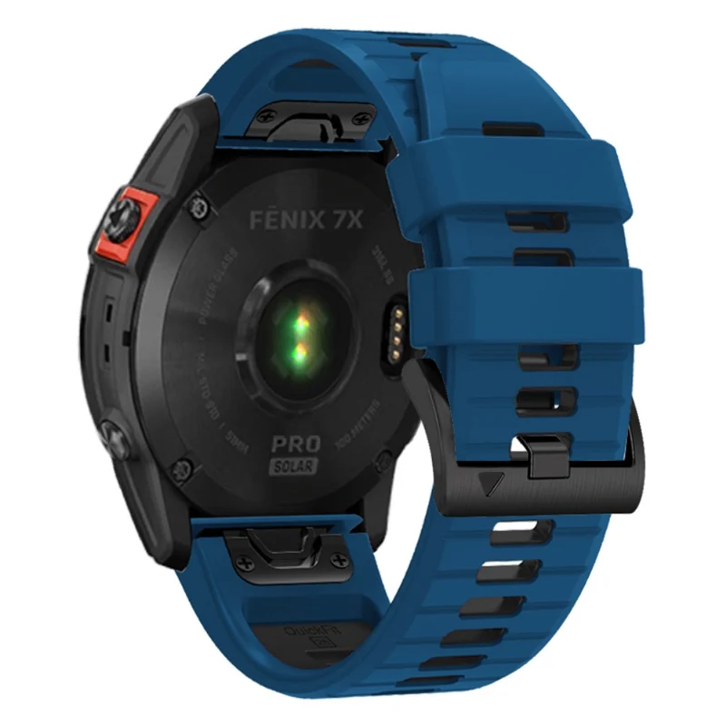 Garmin Fenix 7 Pro / Fenix 7 Silicone Watch Bands Dual-Color Replacement Strap - Lime+Black