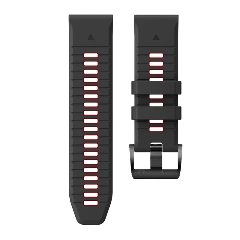 Garmin Fenix 7 Pro / Fenix 7 Silicone Watch Bands Dual-Color Replacement Strap - Lime+Black