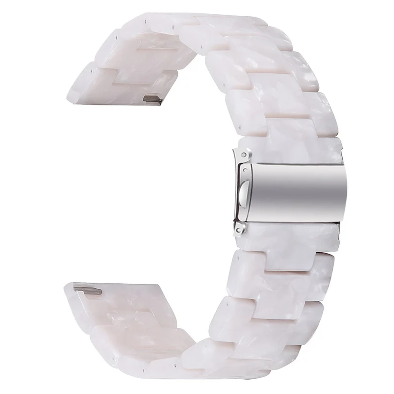FITVII Waterproof Watch Strap Replacement Resin Watch Band - Chocolate