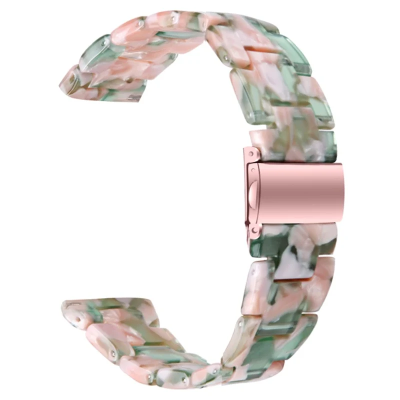 FITVII Resin Watch Band Waterproof Replacement Watch Strap - Leopard Printed