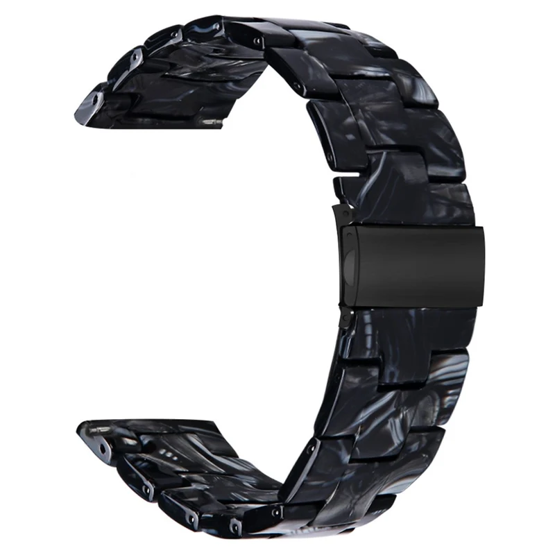 FITVII Resin Watch Band Waterproof Replacement Watch Strap - Leopard Printed