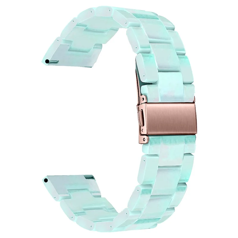 FITVII Resin Watch Band Waterproof Replacement Watch Strap - Leopard Printed