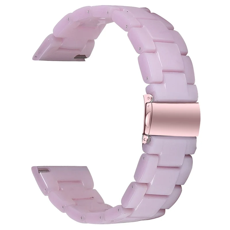 FITVII Resin Watch Band Waterproof Replacement Watch Strap - Leopard Printed