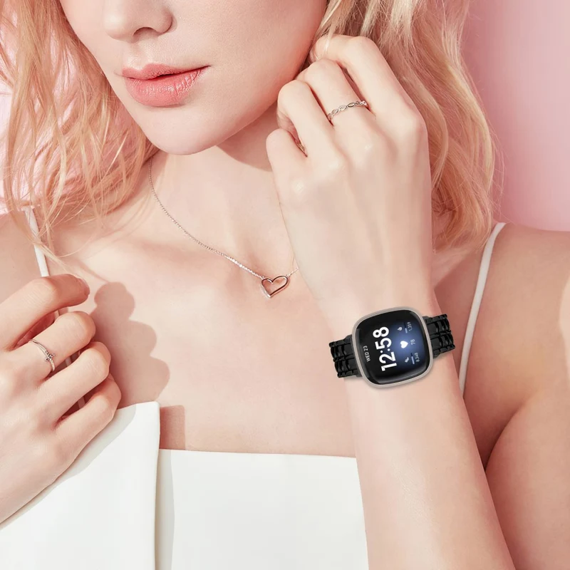 Fitbit Versa 4 / Sense 2 Smartwatch Metal Replacement Wrist Strap