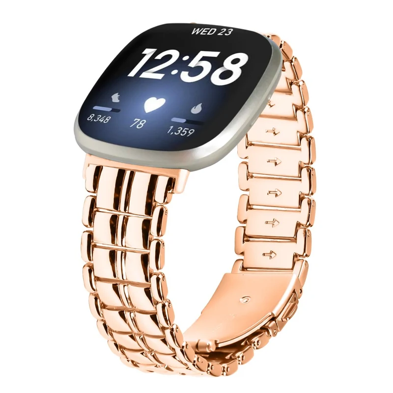 Fitbit Versa 4 / Sense 2 Smartwatch Metal Replacement Wrist Strap