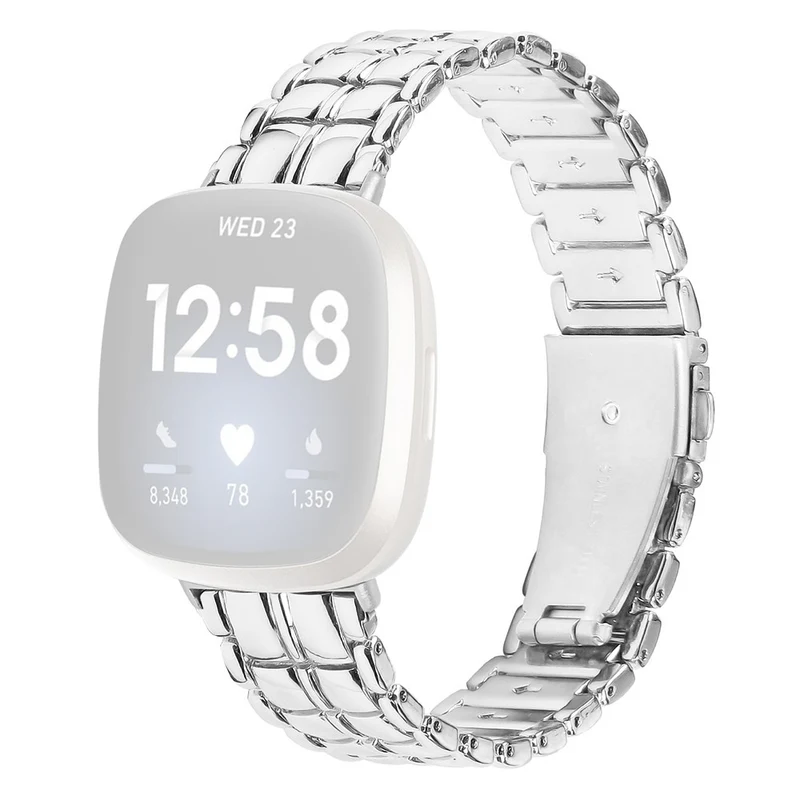 Fitbit Versa 4 / Sense 2 Smartwatch Metal Replacement Wrist Strap