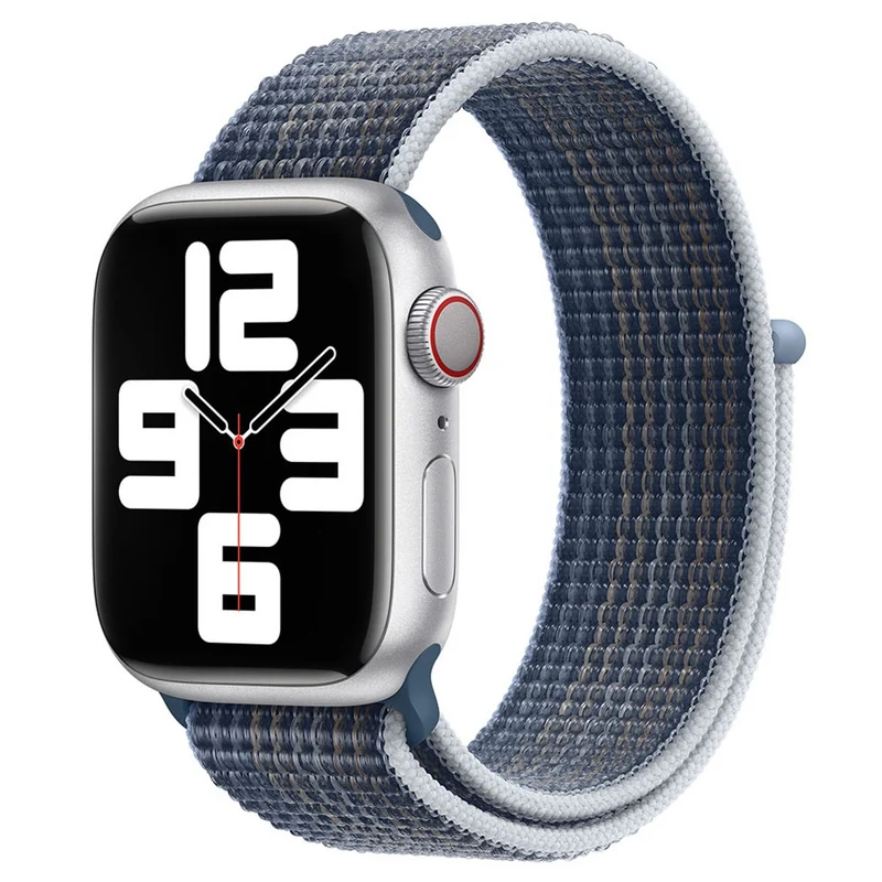 KALEBOL Apple Watch Series 49mm - 45mm - 44mm - 42mm Universal Nylon Watch Band - Dark Green+Orange