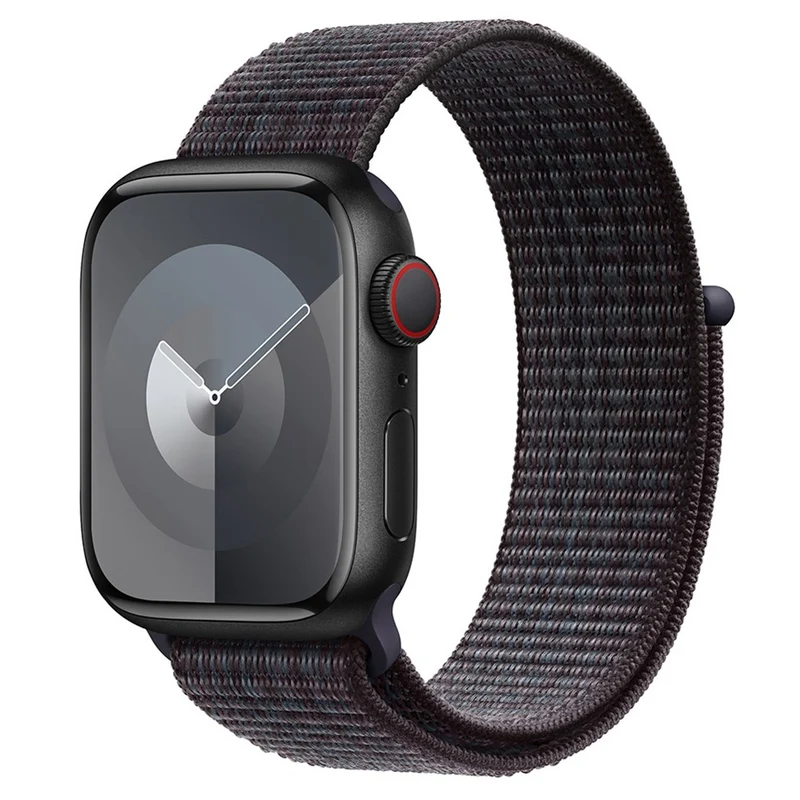 KALEBOL Apple Watch Series 49mm - 45mm - 44mm - 42mm Universal Nylon Watch Band - Dark Green+Orange