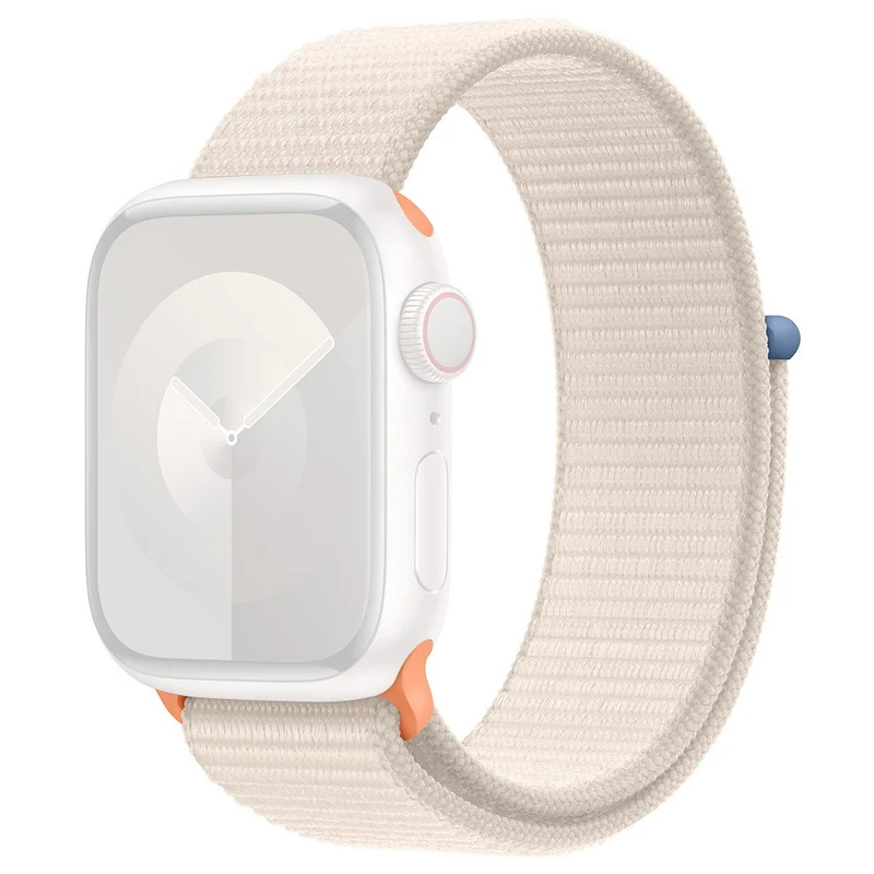 KALEBOL Apple Watch Series 49mm - 45mm - 44mm - 42mm Universal Nylon Watch Band - Dark Green+Orange
