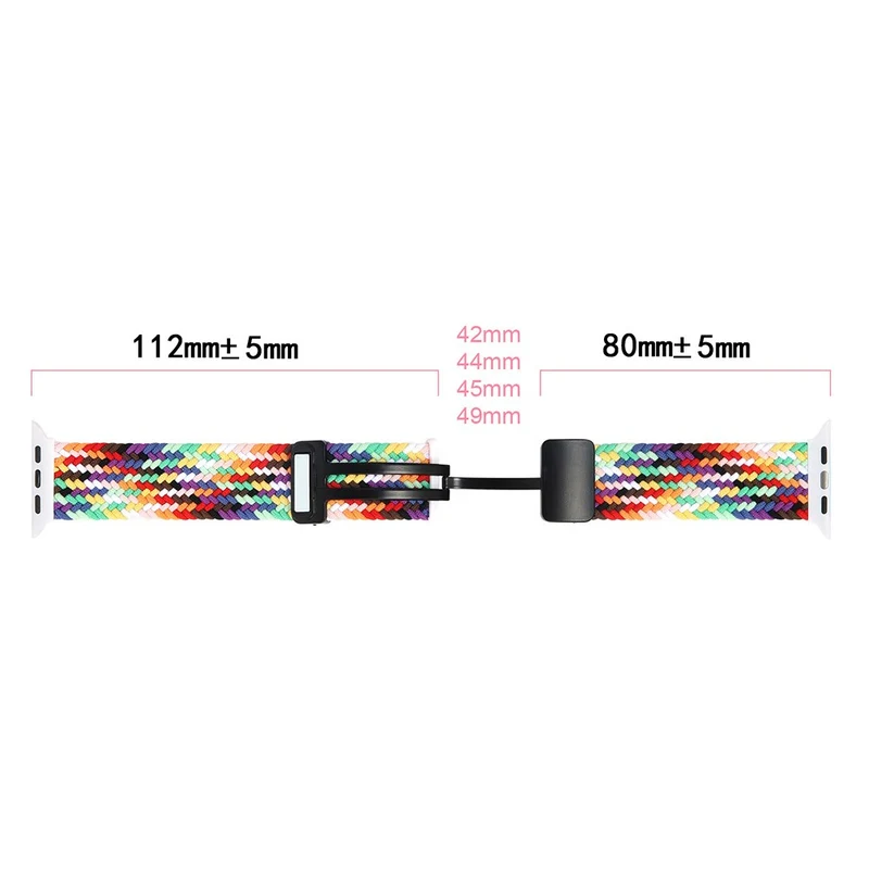 Apple Watch Series 49mm - 45mm - 44mm - 42mm Universal Watch Strap Nylon Wristband