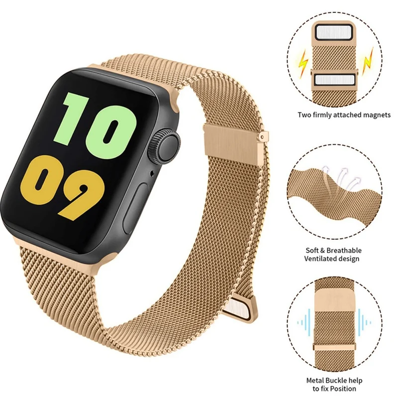 Apple Watch Series 49mm - 45mm - 44mm - 42mm Universal Magnetic Wrist Strap