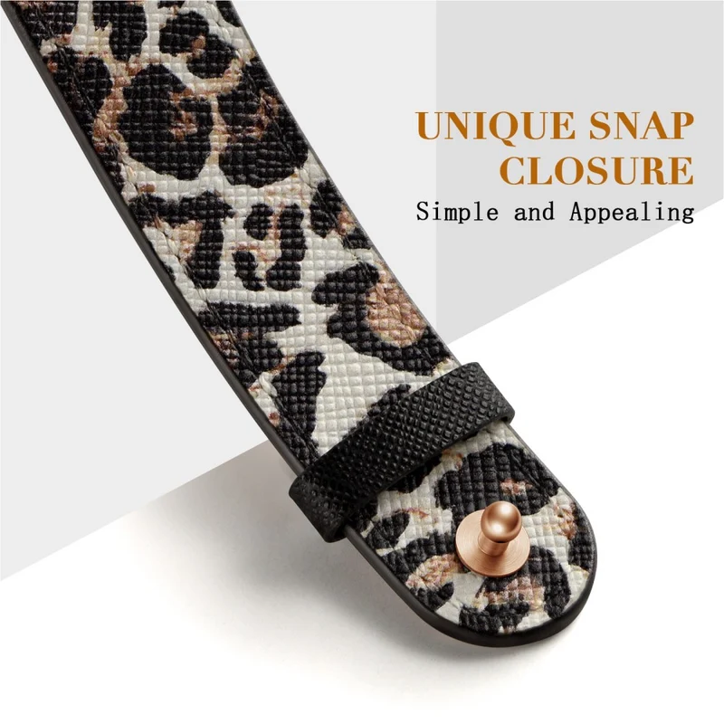 Apple Watch Series 49mm - 45mm - 44mm - 42mm Universal Watch Band Strap - Leopard
