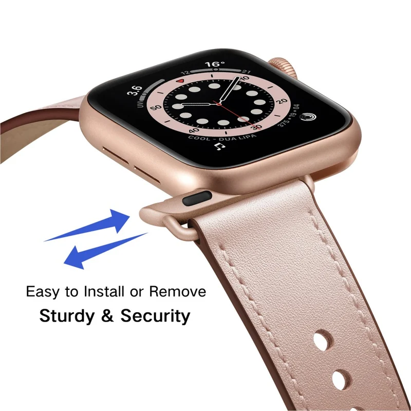 Apple Watch Series 49mm - 45mm - 44mm - 42mm Universal Watch Band Strap - Leopard