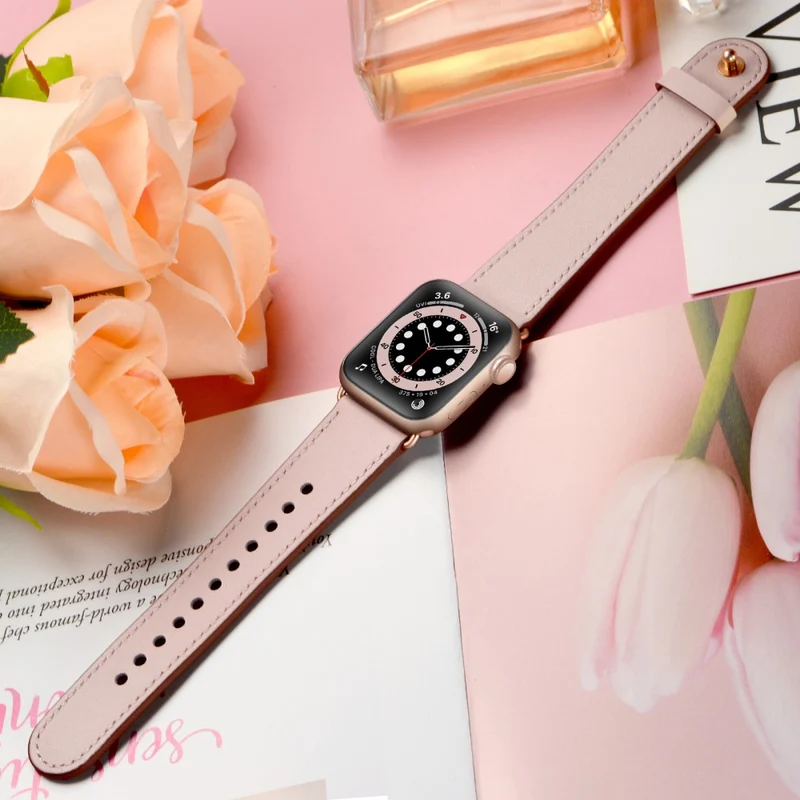 Apple Watch Series 49mm - 45mm - 44mm - 42mm Universal Watch Band Strap - Leopard