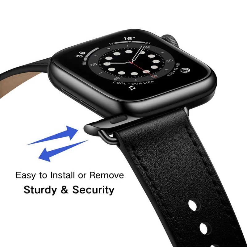 Apple Watch Series 49mm - 45mm - 44mm - 42mm Universal Watch Band Strap - Leopard