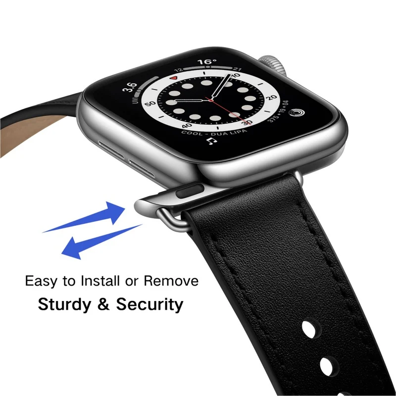 Apple Watch Series 49mm - 45mm - 44mm - 42mm Universal Watch Band Strap - Leopard