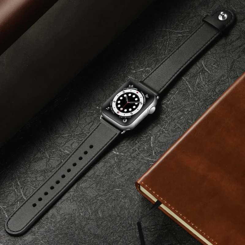 Apple Watch Series 49mm - 45mm - 44mm - 42mm Universal Watch Band Strap - Leopard