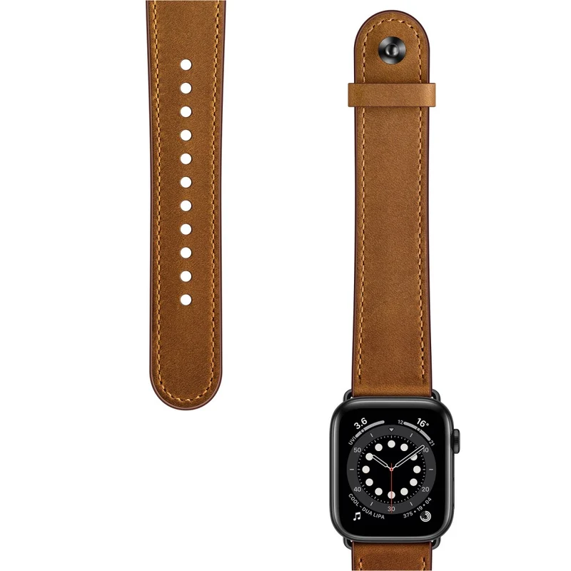 Apple Watch Series 49mm - 45mm - 44mm - 42mm Universal Watch Band Strap - Leopard