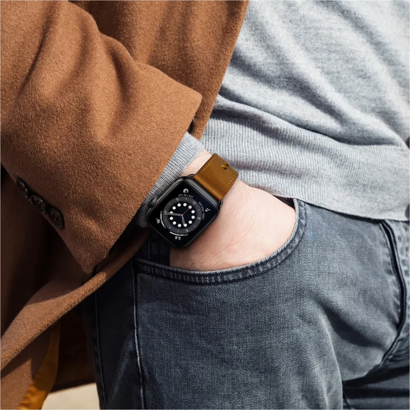 Apple Watch Series 49mm - 45mm - 44mm - 42mm Universal Watch Band Strap - Leopard