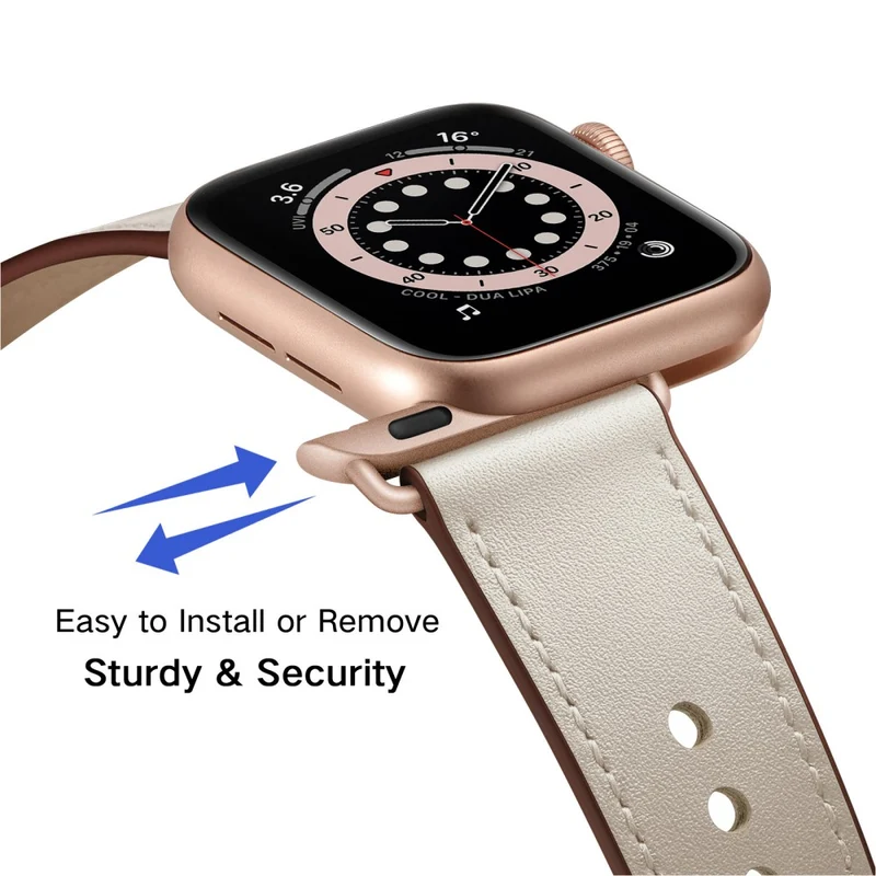 Apple Watch Series 49mm - 45mm - 44mm - 42mm Universal Watch Band Strap - Leopard