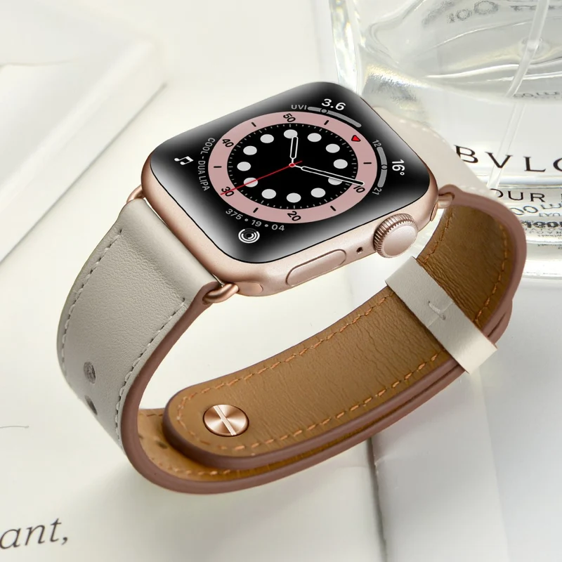 Apple Watch Series 49mm - 45mm - 44mm - 42mm Universal Watch Band Strap - Leopard