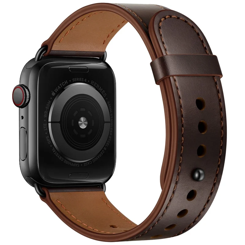 Apple Watch Series 49mm - 45mm - 44mm - 42mm Universal Watch Band Strap - Leopard