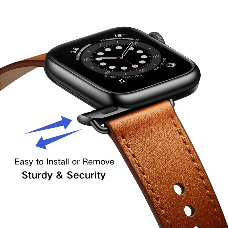 Apple Watch Series 49mm - 45mm - 44mm - 42mm Universal Watch Band Strap - Leopard