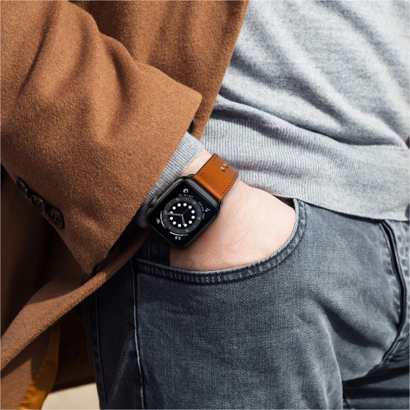 Apple Watch Series 49mm - 45mm - 44mm - 42mm Universal Watch Band Strap - Leopard