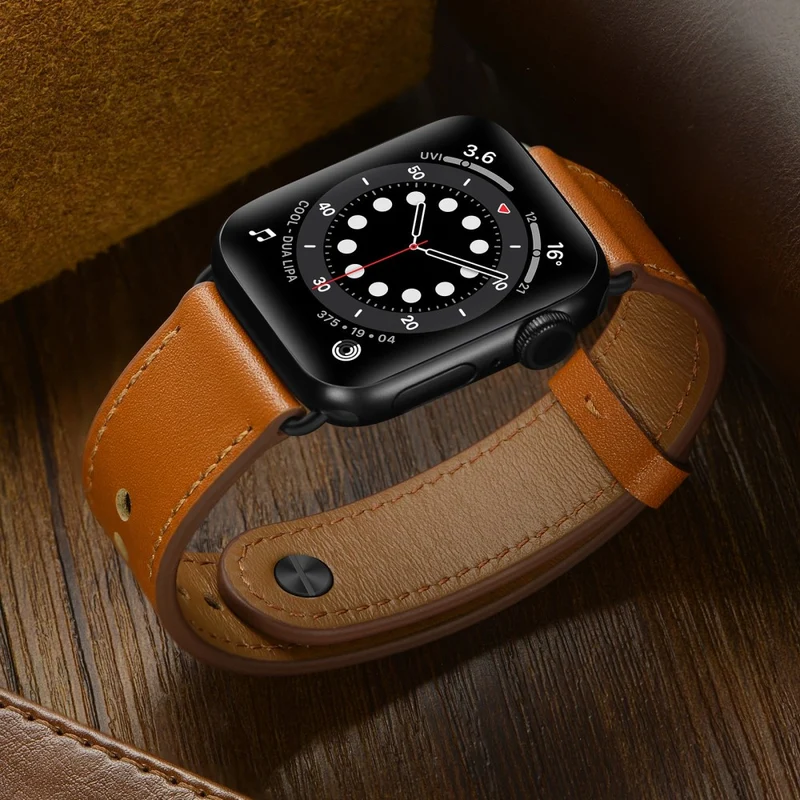 Apple Watch Series 49mm - 45mm - 44mm - 42mm Universal Watch Band Strap - Leopard