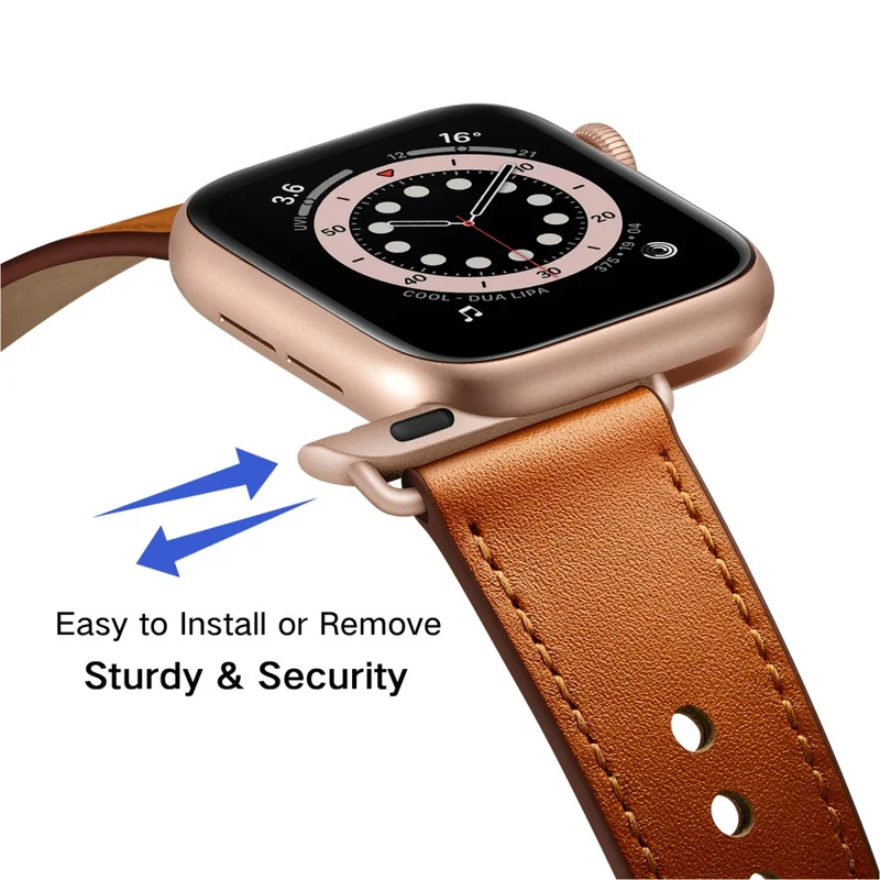 Apple Watch Series 49mm - 45mm - 44mm - 42mm Universal Watch Band Strap - Leopard